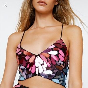 Nasty Gal Mirror Top